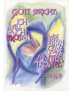Poster A1 'Ich will euch trösten'