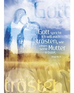 Postkarte 'Ich will euch trösten' 12 Ex.