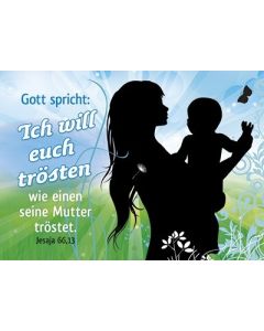 Postkarte 'Ich will euch trösten' 12 Ex.