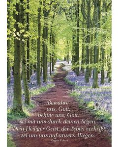 Poster A3 'Bewahre uns, Gott, behüte ..'