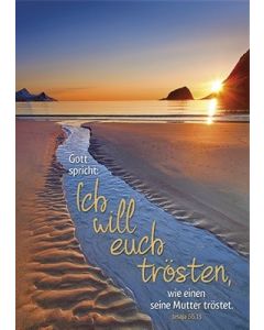 Poster A4 'Ich will euch trösten'