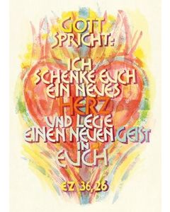 Postkarte 'Ich schenke euch' 12 Ex.