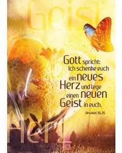 Postkarte 'Ich schenke euch' 12 Ex.