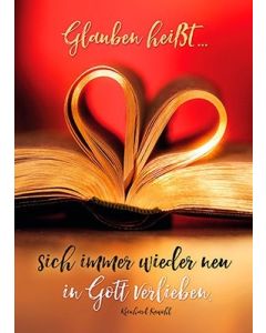 Postkarte 'Glauben heißt ...' 12 Ex.