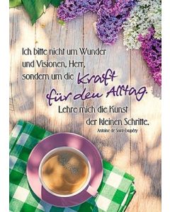 Postkarte 'Ich bitte nicht um ..' 12 Ex.