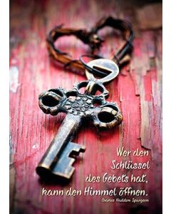 Postkarte 'Wer den Schlüssel ...' 12 Ex.