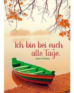 Postkarte 'Ich bin bei euch ...' 12 Ex.