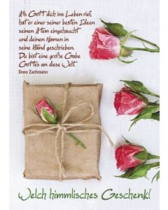 Poster A3 'Welch himmlisches Geschenk!'