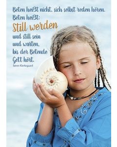 Poster A3 'Beten heißt nicht ...'