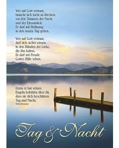 Poster A3 'Wer auf Gott vertraut'