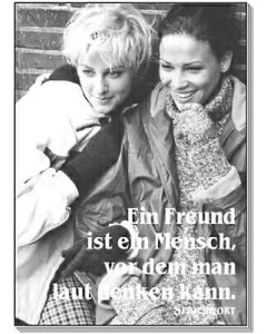 Postkartenserie "Ein Freund ist ein M."