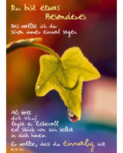 Raumbild A3 'Du bist etwas Besonderes'