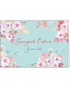 Faltkarte Ostern 'Gesegnete Ostern'