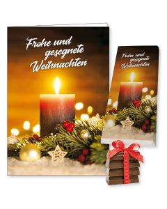 SchokoCard Frohe und gesegnete Weihnachten (40 g)