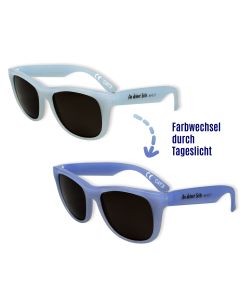 Kinder-Sonnenbrille 'Farbwechsel' blau