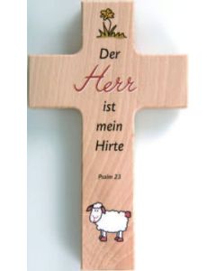 Holzkreuz 'Psalm 23'