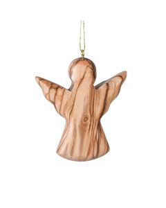 Baumschmuck Olivenholz 'Engel'
