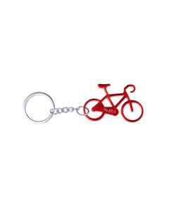 Schlüsselanhänger 'Fahrrad' rot