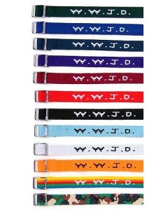 Armband 'WWJD' gewebt, uni, sortiert 1 Ex.