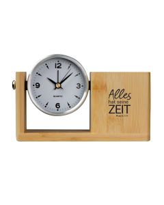Tischuhr mit Stifteköcher