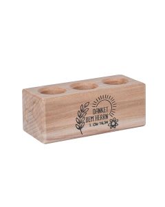 Holzständer für Gewürze - 3er-Block