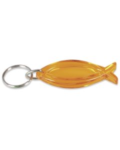Schlüsselanhänger 'Fisch' orange