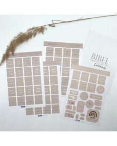 Bibel-Griffregister Cremefarben mit Goldveredelung
