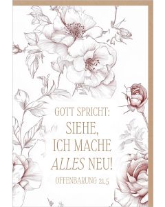 Faltkarte 'Siehe, ich mache alles neu'