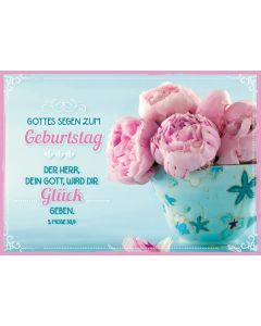Postkarte 'Gottes Segen zum Geburtstag' 12 Ex.