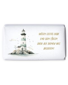 Schokolade 'Mögen Gottes Liebe und sein Segen dich auf deinem Weg begleiten!' 40 g